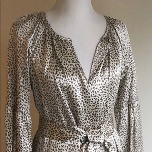 Silk slip on dress Banana Republic Heritage